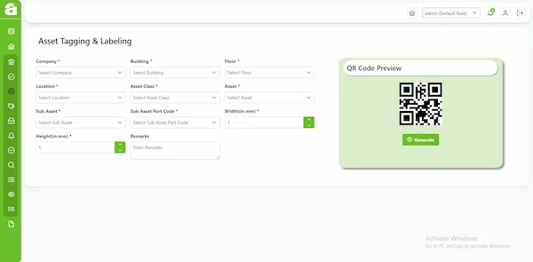 Asset Tagging and Labeling Using Barcode and RFID System