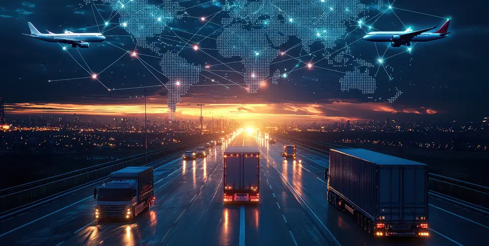AgES asset tracking for logistics — manage trucks, containers and warehouse inventory in real time