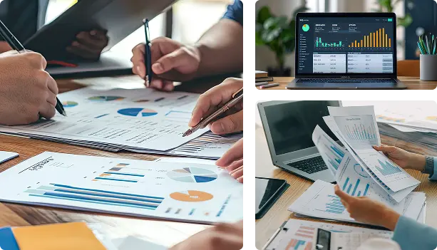 AgES CMMS dashboard and maintenance performance reports with KPIs